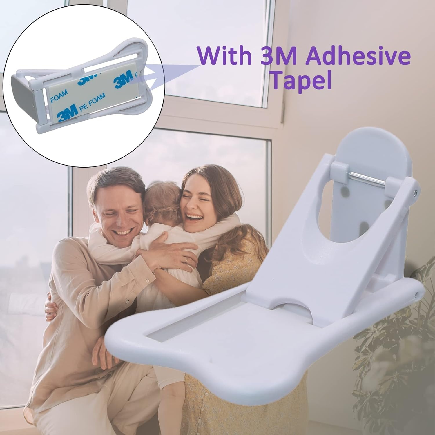 image:imageSliding Door Lock for Child Safety Window Stoppers for Vertical Windows Sliding Glass Door Lock for Baby Proof 2 Pack