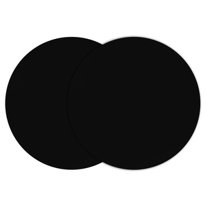 image:imageSilicone Microwave Mat 12 Inch Non Stick Turntable Safe Baking Mat for Kitchen Multi Purpose Heat Resistant Oven Mat Trivet Mat Placemat 2 PackPurpleBlack