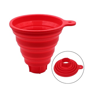 image:imageKongNai Silicone Collapsible Wide Mouth Funnel for Jars Foldable Large Canning Funnel for Wide Mouth Jar Food Grade Silicone Transferring Tool for Liquid Oil Jam Solid Seasoning Bean